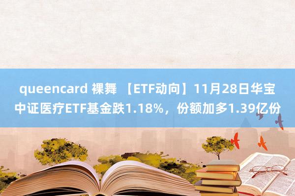 queencard 裸舞 【ETF动向】11月28日华宝中证医疗ETF基金跌1.18%，份额加多1.39亿份