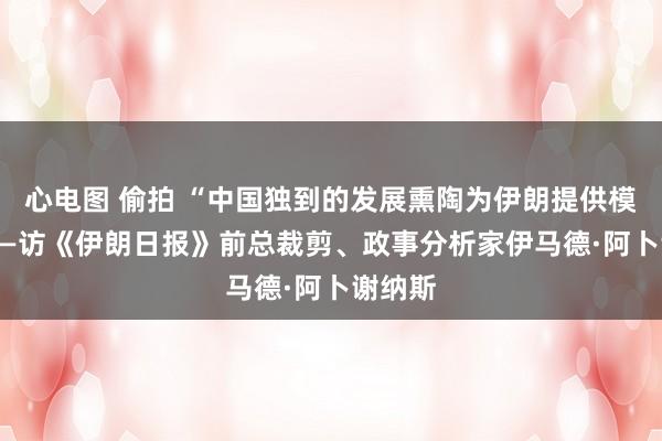 心电图 偷拍 “中国独到的发展熏陶为伊朗提供模仿” ——访《伊朗日报》前总裁剪、政事分析家伊马德·阿卜谢纳斯
