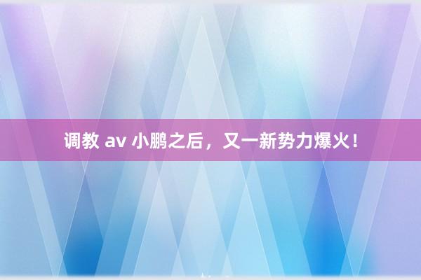 调教 av 小鹏之后，又一新势力爆火！