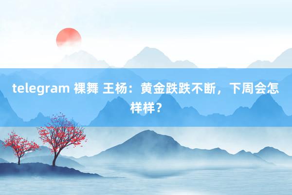 telegram 裸舞 王杨：黄金跌跌不断，下周会怎样样？