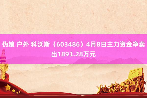 伪娘 户外 科沃斯（603486）4月8日主力资金净卖出1893.28万元